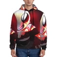 thumbnail image 2 of Lsque The Binding of Isaac Pattern Casual Men's Hoodie,Hooded Sweatshirt with Kangaroo Pocket,Pullover Hoodie-Medium, 2 of 8