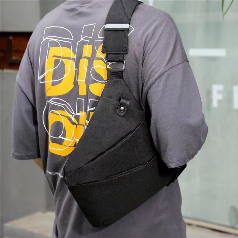 Men's Sling Chest Bag One Strap Nylon Travel Bag, Crossbody Shoulder Bag, Juzar Tapal Collection