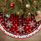 thumbnail image 1 of Falda Pie De Arbol Navideño Decoracion Copos Nieve 122cm Xtellar rojo, 1 of 4