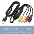 thumbnail image 4 of Visland USB Video Capture Card Adapter 1080P VHS VCR TV to Digital Converter RCA to USB Connector Cable for Windows for Mac OS for Linux for Android, 4 of 7