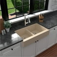 thumbnail image 3 of Karran Usa Qar-750 Quartz Qar 34" Farmhouse Double Basin Quartz Composite Kitchen Sink -, 3 of 5