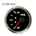 thumbnail image 1 of Car Boat Trim Gauge UP-DN For Inboard Outboard Engine 0-190ohm 167-10ohm With Red Backlight 12V 24V, 1 of 7