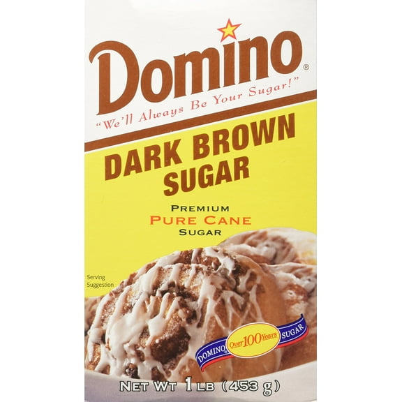Domino Pure Cane Dark Brown Sugar 1lb