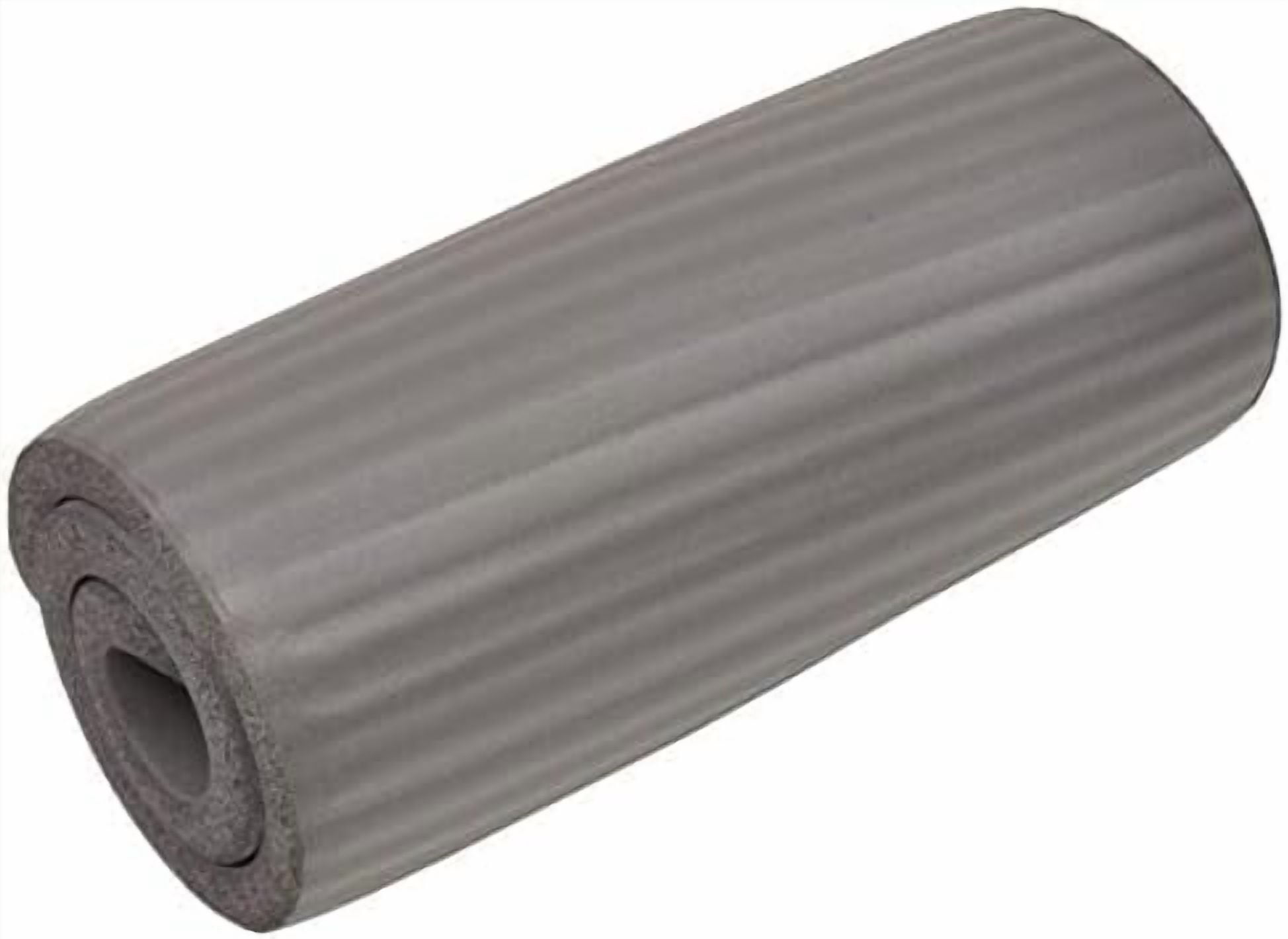 All Purpose 1/2-Inch Extra Thick High Density Anti-Tear Exercise Yoga Mat and Knee Pad with Carrying Strap, Multiple Colors Gray