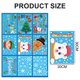 thumbnail image 2 of Dos juegos de pegatinas navideñas de dibujos animados para ventana, sala de estar, electricidad estática, copos de nieve, pegatinas navideñas para pared, 2 of 5
