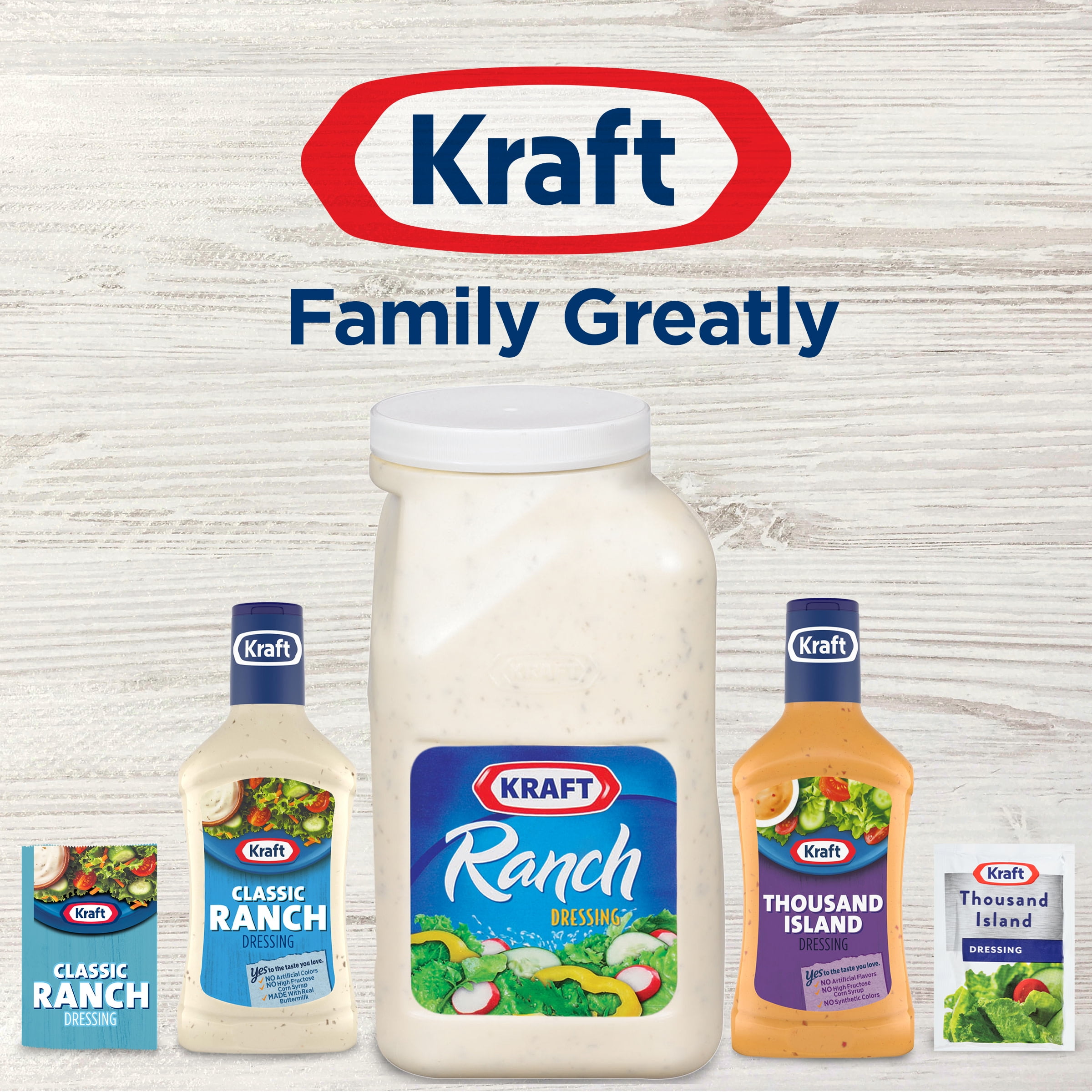 Kraft - Brandclub - (2 pack) Kraft Ranch Dressing, 1 gal Jug