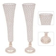thumbnail image 3 of Miumaeov 2PCS Crystal Wedding Flower Vase for Artificial Flower H22Inch Decorative Table Centerpiece for Wedding Anniversary Ceremony Party Birthday Event Home Decoration, 3 of 12