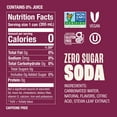 thumbnail image 3 of Zevia Zero Sugar, Black Cherry Soda, 12 Fl Oz (Pack of 24), 3 of 4