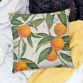 thumbnail image 2 of SHANXI and Orange Throw Pillow Cover Orange with and Pattern , Square Cushion Covers Decor 22x22in, 2 of 5