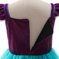thumbnail image 3 of Mermaid Princess Costume Girls Dress Halloween Birthday Outfit Cosplay Costume, 3 of 6