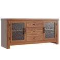 thumbnail image 1 of 54" Buffet Sideboard Cabinet with Drawers & Frosted Glass Doors, Modern Rustic Storage Cabinet for Kitchen, Dining Room & Living Room, 1 of 6
