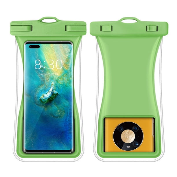 Pisexur - Funda impermeable para teléfono (IPX8) para hombre, ideal para playa, con cordón, compatible con teléfonos de hasta 7,2 pulgadas, para niños y organizador de dispositivos electrónicos.