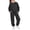 Black, variant on 2-Piece Sweatsuits for Boys and Girls, School Athletic Outfit, Fall Winter Tracksuit with Pullover Sweatshirt (Navy, 7-8 Years)