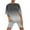 Khaki, variant on 2 Piece Outfits for Women Workout Biker Shorts Set Summer Casual Sweatsuits Gradient Oversized T-Shirt Tracksuit Sets 2024
