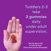SmartyPants Organic Toddler Multi & Vegetarian Omega 3 Gummy Vitamins with D3, C & B12 - 45ct