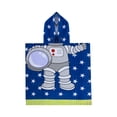 thumbnail image 3 of Toalla TIPO PONCHO US EXPEDITION PARA NIÑO DIBUJO DE astronauta 100% poliéster, 3 of 7