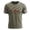 Army Green, variant on Casual Shirts for Mens British Print Patriotic Jack Design Short Sleeve Blend Mens Athletic Tops,White,2XL