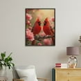 thumbnail image 4 of Paint By Numbers Kit for Adults Beginner - Red Birds Spring Blossom Scene DIY Canvas Painting Kits for Adults, Frameless Paint By Number for Adults for Home Wall Decor 16x20 Inch, 4 of 7