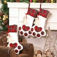 thumbnail image 2 of Medias navideñas para perros y mascotas, liga navideña colgante, patas grandes para decoración navideña, 2 of 5