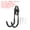 1.57"x4.09"x5.71" Black, variant on Unique Bargains Heavy Duty Garage Storage Hooks Wall Mount Hanger 1.57"x2.68"x4.53" Red