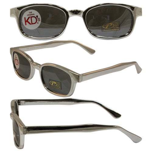 Original KD (Original KD's Biker Sunglasses Chrome Frame with Mirrored Lenses) Walmart.com