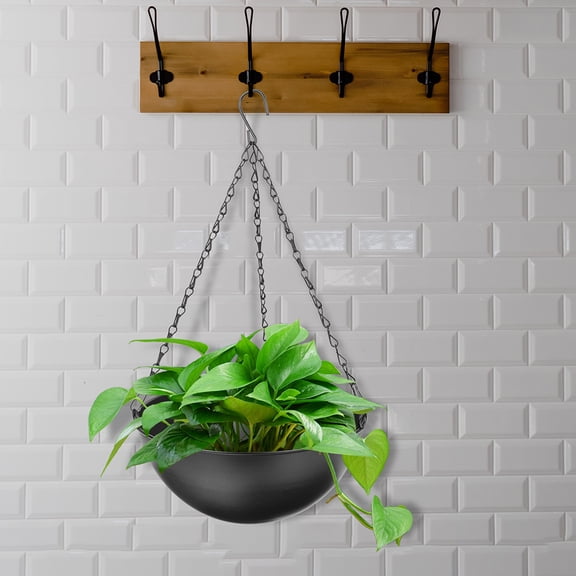MEIBUTYUP Hanging Basket Plant Holder for Indoor and Outdoor Garden, Flower Pot for Patio, Home Decoration and Plant Display