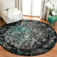 thumbnail image 2 of SAFAVIEH Classic Vintage Patricia Oriental Overdyed Area Rug, Navy/Teal, 8' x 10', 2 of 9