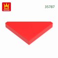 thumbnail image 1 of 400Pcs/lot Special Tile Modified 2x2 Aperture Free Triangular Block Moc Accessories Compatible with 35787 Brick DIY Toy 11.Red about400pcs, 1 of 6