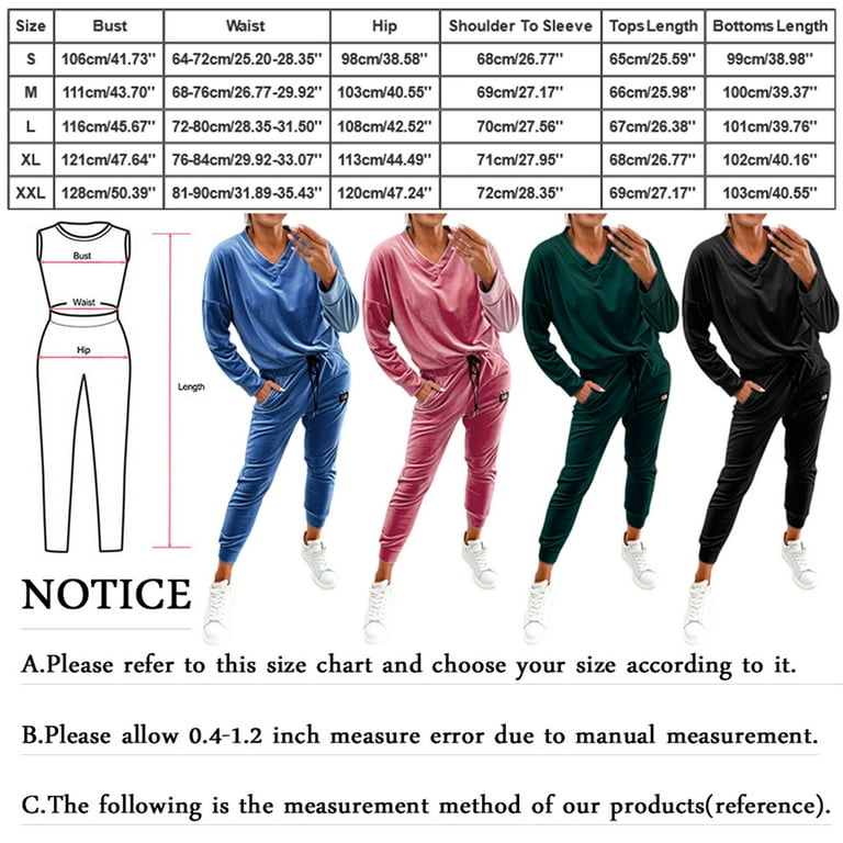 HSMQHJWE Bathing Suit Material Women Tuxedo Suit Set Womens 2 Piece Outfit  Round Neck Sweatshirt Sweatpants Long Sleeve Hooded Collar Tops And Long  Pants Tracksuit Sweatsuits Womens Track Suit Pants 
