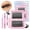 12R-6080D(5D)-tools, variant on DIY Segmented False Eyelashes, Hot-Melt Cluster Lashes, Curly & Voluminous Individual Clusters, Large Capacity 32 Rows Lash Book