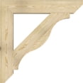 thumbnail image 3 of Ekena Millwork 6"W x 38"D x 38"H Funston Slat Rough Sawn Bracket, Douglas Fir, 3 of 4