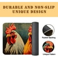 thumbnail image 4 of Rooster Decorative Door Mat,Farmhouse Kitchen Mats Burlap Welcome Floor Mat Switch Mat for Outdoor 17 x 30 in, 4 of 6