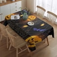 thumbnail image 2 of Happy Halloween Table Cover Waterproof Spillproof Tablecolths Table Covers Horror Pumpkin Ghost Rectangle Table Cloths for Halloween Background Indoor and Outdoor Birthday, 2 of 5