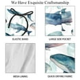 thumbnail image 4 of luoweisi Men's Beach Shorts Quick Dry Swim Trunks with Mesh Lining Whale S, 4 of 5