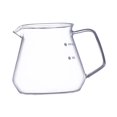 thumbnail image 4 of Jarra de vidrio de borosilicato, cafetera manual con gotero, uso versátil, reutilizable, transparente, para el hogar, Camping, entusiastas del café, 400ml Gloria cafetera, 4 of 9