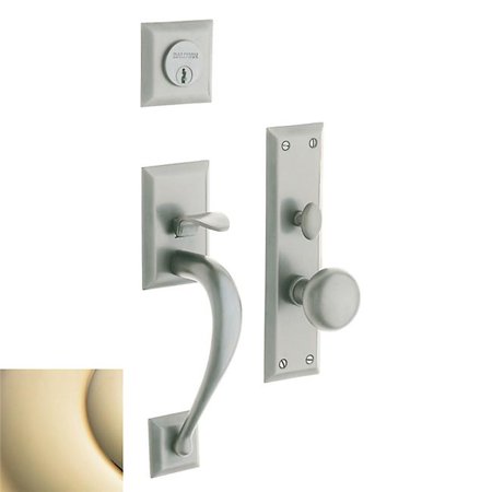 - Baldwin 6571.FD Dummy Set Concord Mortise Lock ;Lifetime Polished Brass