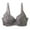 Dark Gray, variant on Sexy Lace Bras for Women Push Up V Neck Wireless Lined Comfort Bralettes Support Comfort Everyday Mesh Seamless Bra (Black, 46DD)