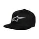 thumbnail image 1 of Gorro Alpinestars Ageless Flatbill para hombre, color blanco y negro, talla S/M, 1 of 8