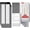 Black*48 Circuits (15 Sheets), variant on Ultimate 48 Circuit Electrical Panel Labels Kit with Cleaning Cloth, Waterproof Vinyl Breaker Labels & Directory Sheet, Tear Resistant Strong Adhesive, Easy Read Icons (Colors*48 Circuits (15 She
