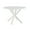 White, variant on Gzxs 42 inch White Round Dining Table for 4-6 Person, Mid Century Modern Circle Table with X-Shape Metal Legs for Kitchen Living Room