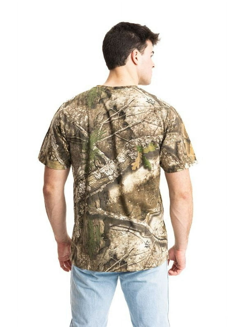 Realtree Men's Short Sleeve Cotton T-Shirt – APX Camo Pattern