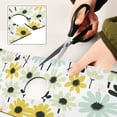 thumbnail image 6 of Yayeee Faucet Mat for Kitchen Sink 30" Diatomite Long Splash Guard Pad, White Flower, 2 Pack, 6 of 7