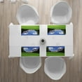 thumbnail image 3 of Ambesonne Italy Place Mats Set of 4, Rural Country Mountain, Standard Size, Evergreen Blue, 3 of 4