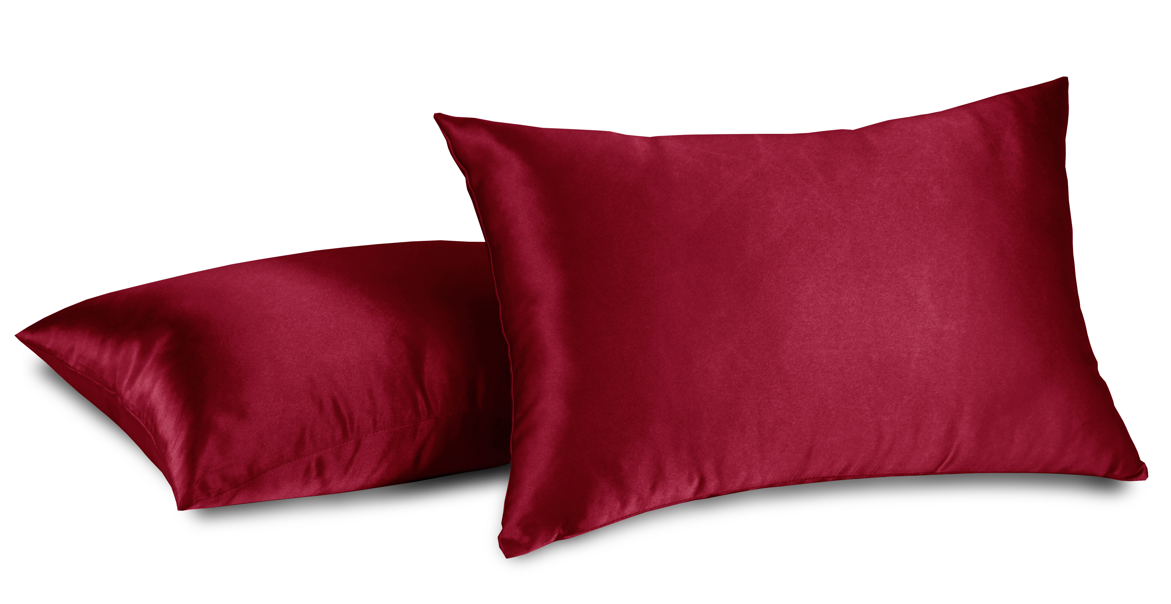 Aiking Home 2 of 12"x18" Colorful Shiny Poly Satin Throw Pillow Covers