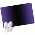 thumbnail image 2 of 2x3 Door Mat Rug, Purple Black Ombre Non-Skid Rubber Backing Large Rectangle Rugs - Living Room Bedroom Home Office, Gradient Contemporary Abstract Art Indoor Floor Mat Carpets Washable Rug, 2 of 9