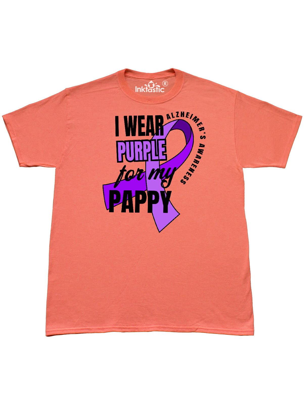 inktastic Chronic Pain I Wear Purple for My Pappy Baby T-Shirt