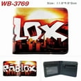 thumbnail image 2 of Game Roblox Peripheral Cartoon Print Wallet Student Fashion Folding Wallet Storage Bag Birthday Gift, 2 of 5