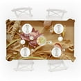thumbnail image 3 of Binwennn Nappe Extensible Primeval Fleur 3D Nappe Rectangulaire Couverture de Table à Thé Salle à Manger Maison, 3 of 5