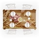 thumbnail image 4 of Primeval Mantel de flores 3D, cubierta rectangular para mesa de té, decoración del hogar para comedor, 4 of 4