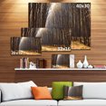 thumbnail image 3 of Light in the Forest Path Panorama - Impression sur Toile Forêt, 3 of 4